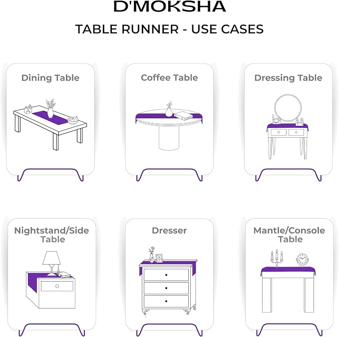 Signature Linen™ by D'Moksha Sage Green Table Runner 48 Inches, 100% Pure Linen - Image 6