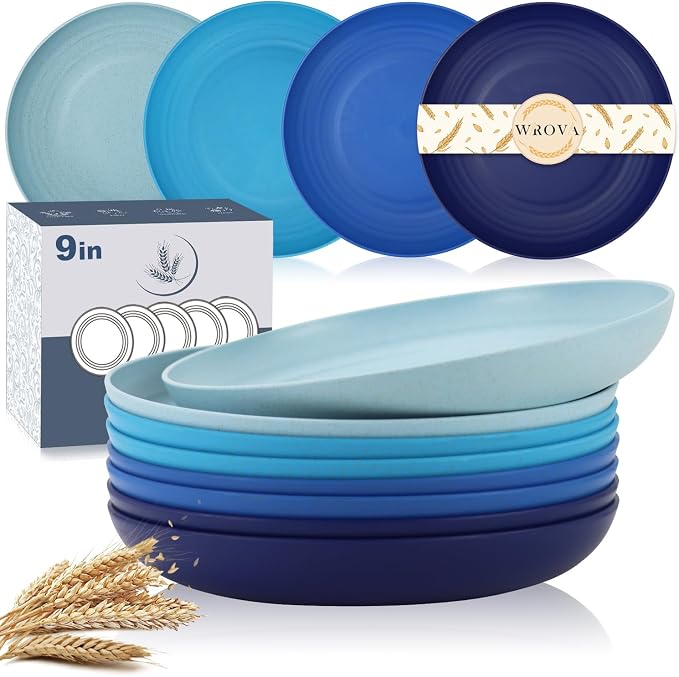 Wheat Straw Salad Plates by WROVA
