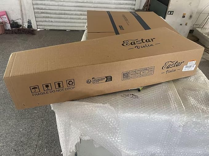 Eastar 4/4 Violin Set Full Size Fiddle Solidwood for Adults with Hard Case, Shoulder Rest, Rosin, Two Bows, Clip-on Tuner and Extra Strings, EVA-330