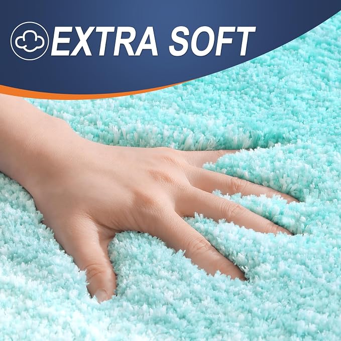 OLANLY Large Bathroom Rugs Mat 50x30, Extra Soft Absorbent Microfiber Bath Rugs - Image 3