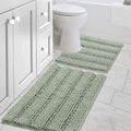 H.VERSAILTEX Bathroom Rugs Bath Rug Set 2 Piece Bathroom Contour Rug Toilet Mat by HVERSAILTEX