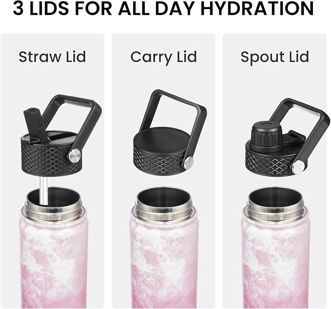Konokyo 22 oz Insulated Stainless Steel Water Bottle - Image 4