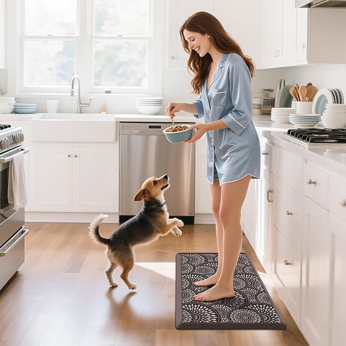 Mattitude 4/5 Inch Kitchen Mat, 20x51in Heavy Duty Ergonomic Comfort Foam - Image 7