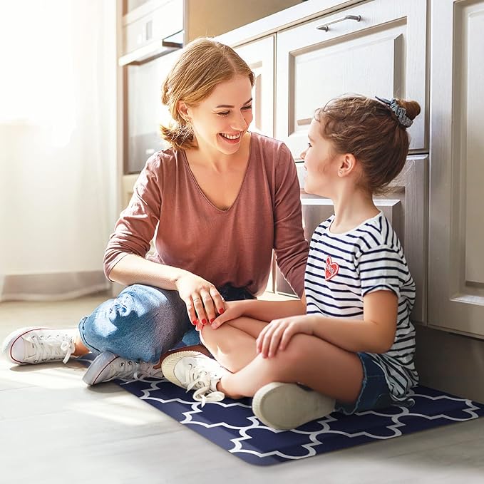 WISELIFE Kitchen Runner Rugs Anti-Fatigue mats, 17.3"x 28", Non Slip Waterproof - Image 5