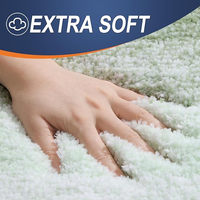 OLANLY Large Bathroom Rugs Mat 54x24, Extra Soft Absorbent Microfiber Bath Rugs - Image 2
