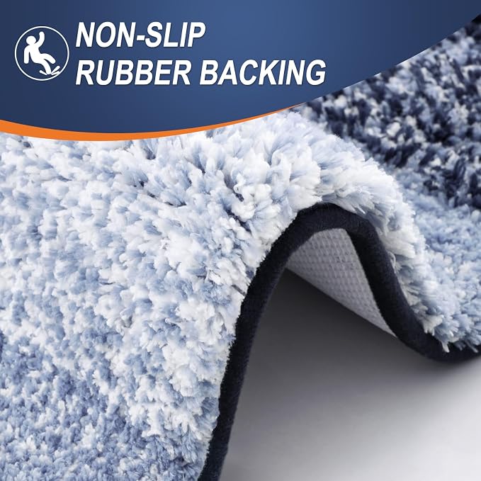 OLANLY Large Bathroom Rugs Mat 45x27, Extra Soft Absorbent Microfiber Bath Rugs - Image 5