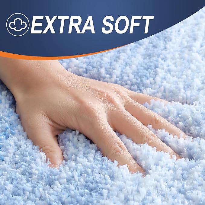 OLANLY Bathroom Rugs Mat 36x24, Extra Soft Absorbent Microfiber Bath Rugs - Image 3