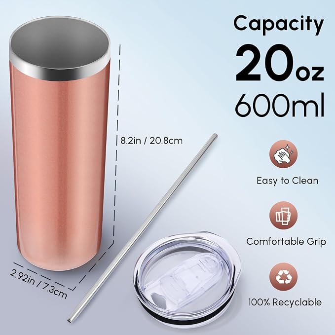 Volhoply 20 oz Skinny Tumbler - Image 2