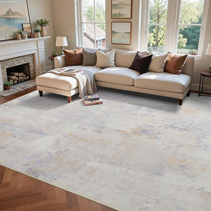 6x9 Ft Large Area Rugs for Living Room, Soft Non-Slip Washable Rugs Modern - Image 3