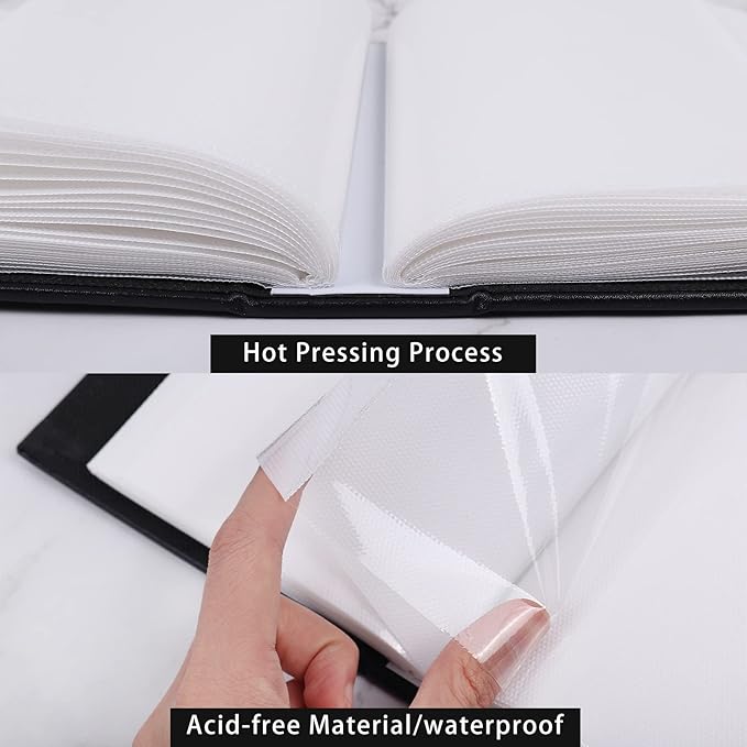 RECUTMS 100 Pocket 4x6 Small Photo Album - Vertical Wedding, Family, Baby, Anniversary, Graduation Picture Book - Travel Albums (Grey)