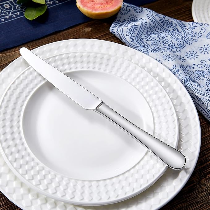 Premium Verona 4-Piece 9.7-Inch Dinner Knife Set | Stainless Steel Serrated - Image 2