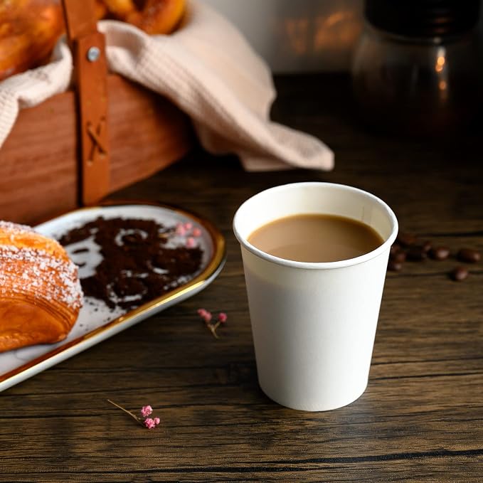 RACETOP Coffee Cups 12 oz, 1000 Pack Disposable Paper Cups | Thickened Paper - Image 2