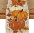 Artoid Mode 210 GSM Fall Table Runner 13x48 Inch Home Party Decor | Orange by ArtoidMode