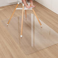 Area Floor Mat for Under High Chair, Spill Resistant Hard Floor Protector Cover by ZPAIAreaFloorProtector