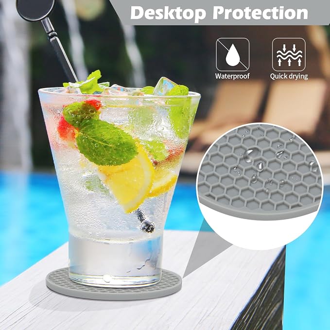 TWTLi Silicone Coasters Set of 8 - Image 5