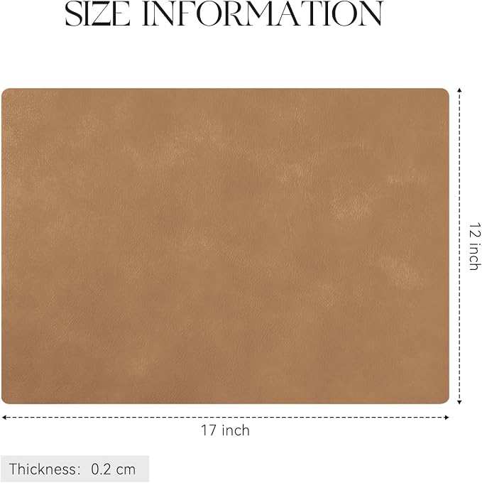 MOSAYT Vinyl Placemats Set of 4-12 X 17 Inch - Image 7