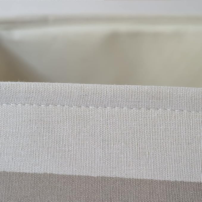 Storage Basket Fabric Sturdy Canvas Storage Bins Organizer with Handles for Clothes and Toy Storage Foldable Storage Boxes Cubes