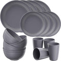 Quatish 16 Piece Plates and Bowls Sets by Quatish