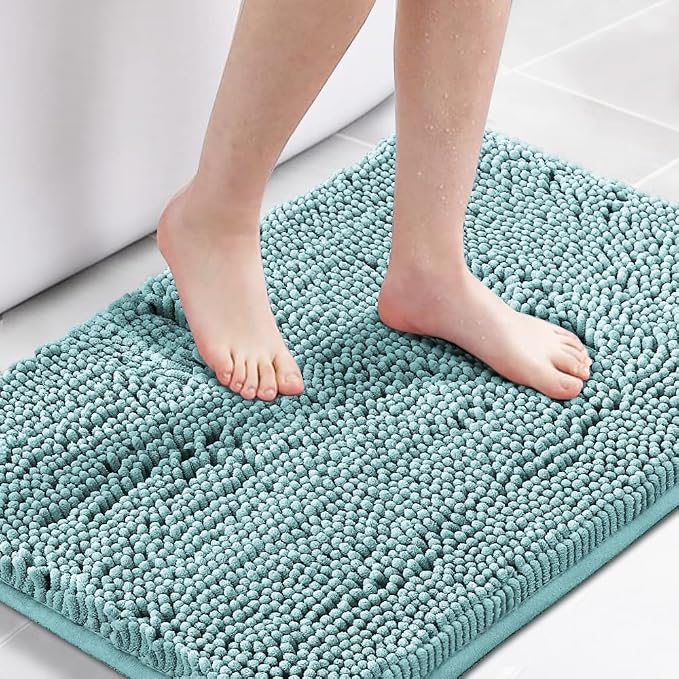 H.VERSAILTEX Microfiber Bath Rugs Chenille Floor Mat Ultra Soft Washable by HVERSAILTEX