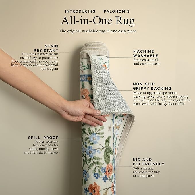 Washable Kitchen Rug Runners for Hallways: 2'x6' Entryway Rug - Image 4