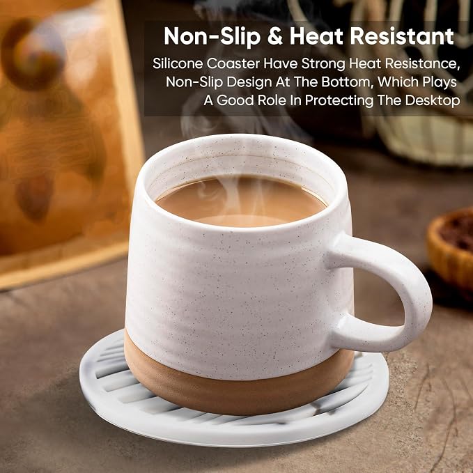 6 Pack Rubber Coasters for Drink - Image 2