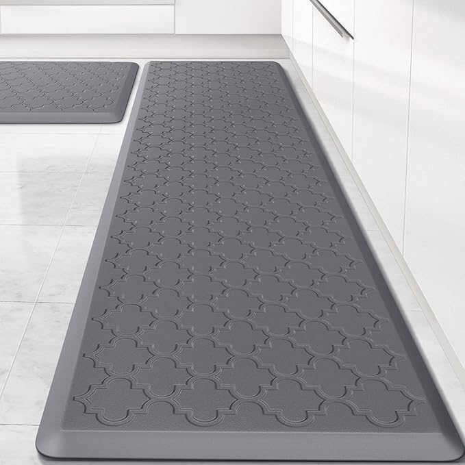 Kitchen Mat Cushioned Anti-Fatigue Floor Mat Water Resistant Non-Skid Kitchen by SoftDuo