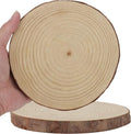 KINJOEK 12 PCS 6-7 Inch Natural Wood Slices by KINJOEK
