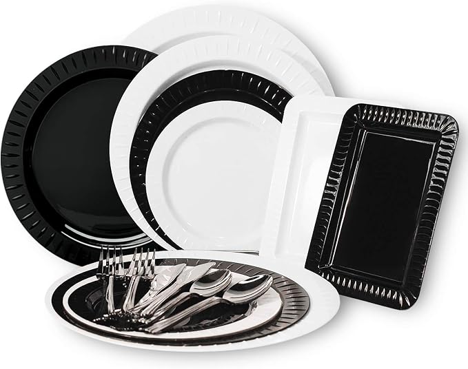 Party Essentials Elegance Quality Hard Plastic 9-Inch Round Party/Luncheon - Image 5