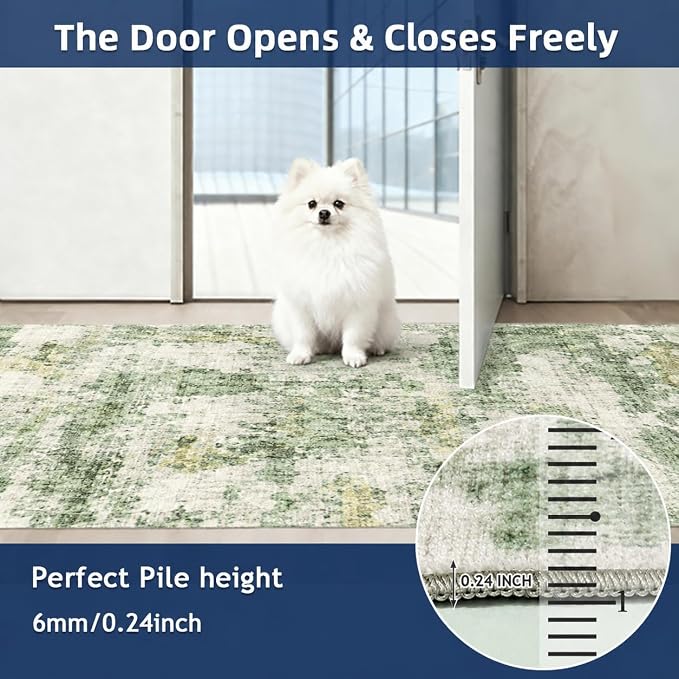 Washable Runners for Hallway 2x6 Runner Rug, Ultra-Thin Kitchen Runner Rugs - Image 6
