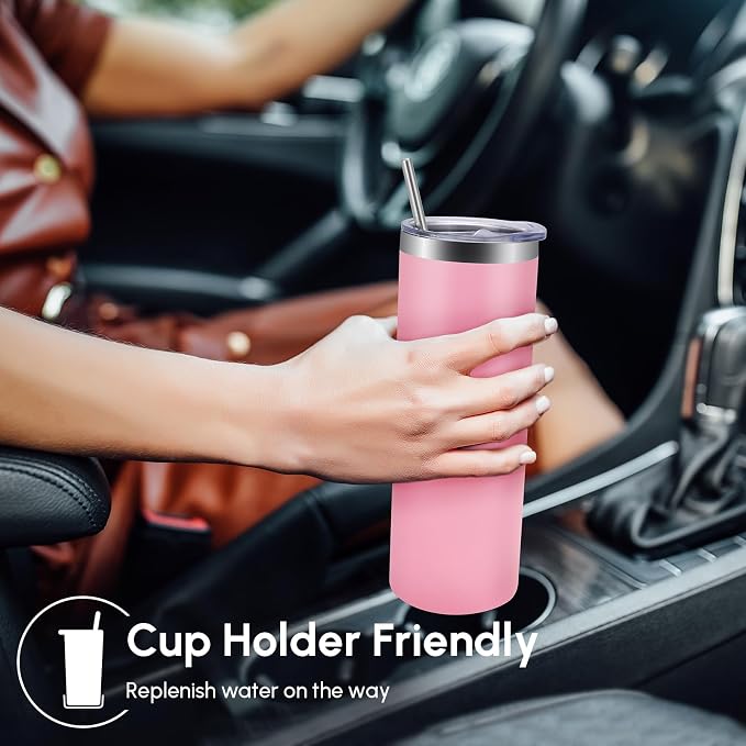 Volhoply 8 Pack Skinny Tumblers - Image 4