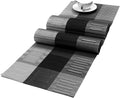 SHACOS Table Runners Woven Vinyl PVC Table Runners 12 x 90 inch Wipeable Heat by SHACOS