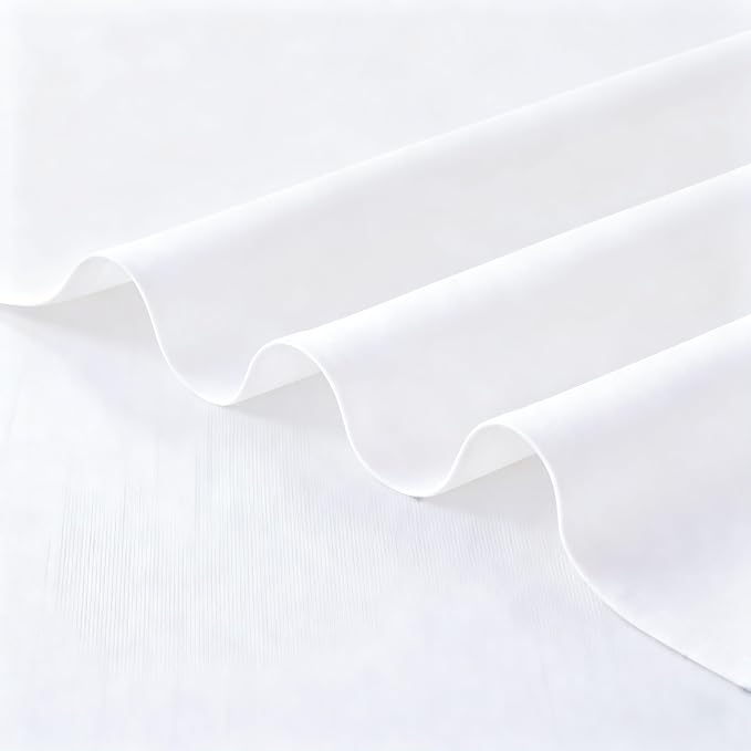 FOLINS&HOME White Waterproof Decorative Table Runner 90 Inches Long | 210GSM - Image 5