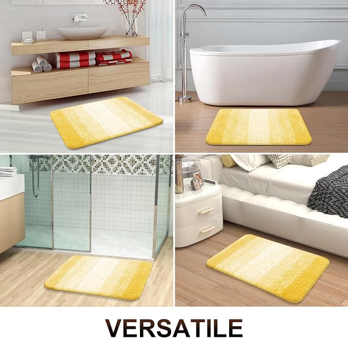 OLANLY Bathroom Runner Rugs Mat 47x17, Extra Soft Absorbent Microfiber Bath Rugs - Image 6