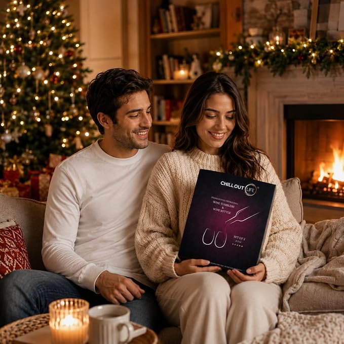 CHILLOUT LIFE 12 oz Stainless Steel Wine Tumblers 2 Pack & 1 Insulated Wine - Image 8