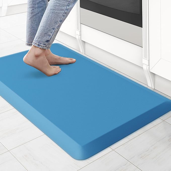 KitchenClouds Kitchen Mat Cushioned Anti Fatigue Kitchen Rug 0.75inch Water by KitchenClouds