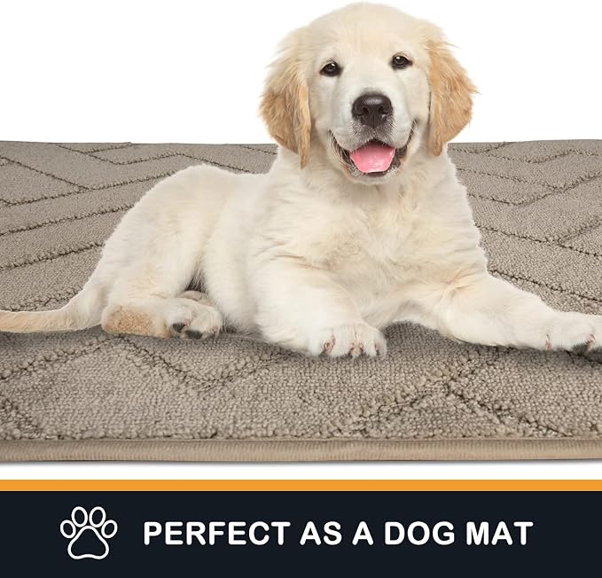 PURRUGS Dirt Trapping Door Mat 24" x 59", Non-Slip Machine Washable Entry Rug - Image 6