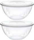 PLASTICPRO Disposable 48 Ounce Round Crystal Clear Bowls by PLASTICPRO