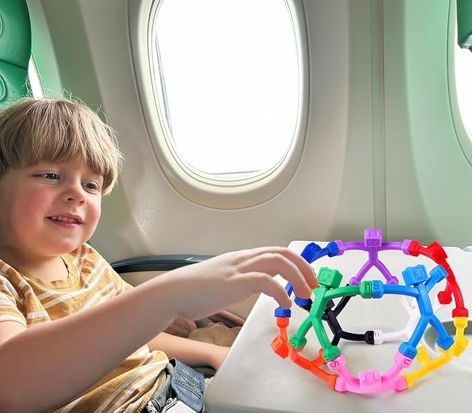 24 PCS Magnetic Travel Toys for Kids, Creative, Portable and Educational, Magnetic-People-Magnet-Men: Cute Robot & Funny Magnets, Small Fidget Toys for Classroom Prizes, Easter Egg Stuffers, Office