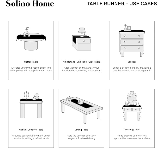 Solino Home 100% Pure Linen Dining Table Runner Flamingo Pink, 14 x 60 in | - Image 7