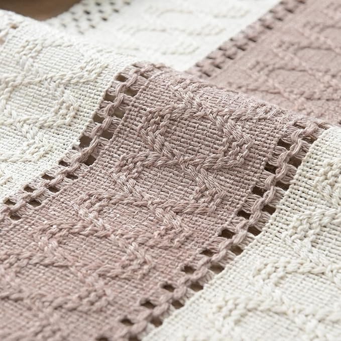 Artoid Mode Pink Farmhouse Rustic Table Runner 12x48 Inch | Seasonal Holiday - Image 6