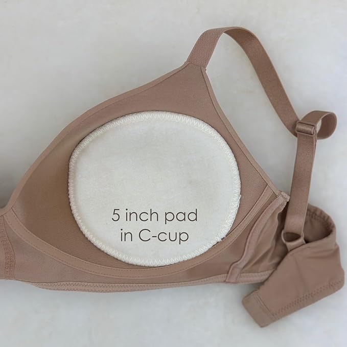 Merino Wool Nursing Pads, Style Softline, Regular Thickness, 5 in. Diameter