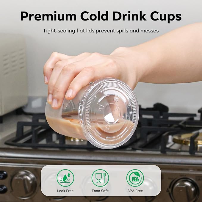 100 Pack 18 oz Plastic Cups - Image 5