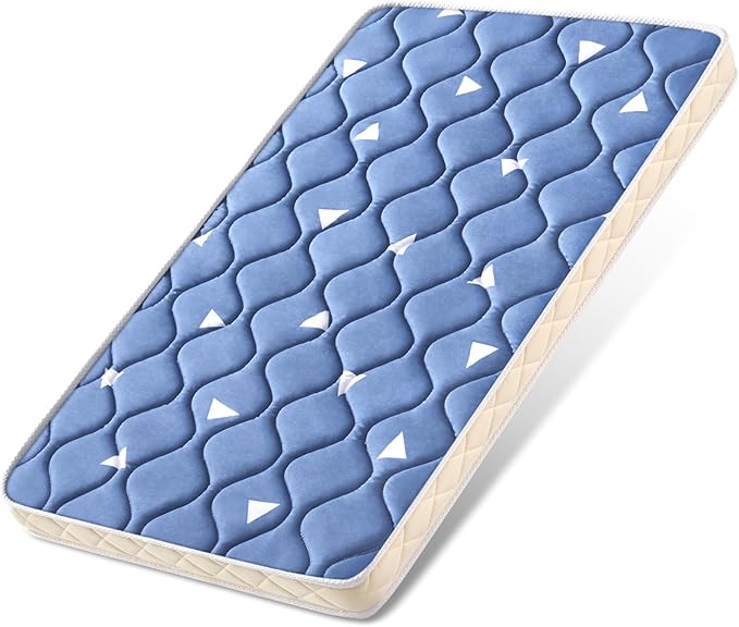 Baby Bassinet Mattress 32x 18 inches- Firm Support and Comfort Premium Foam,Noiseless and Odorless,Hypoallergenic Small Crib Mattress, Fits Moses Basket, Dual Sided with Soft Breathable Fabric