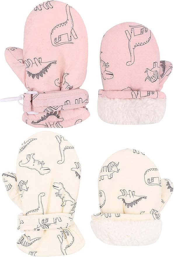 Toddler Gloves Kids Mittens Winter Warm Lined Fleece Gloves Waterproof Snow Baby Mitten for Boys Girls