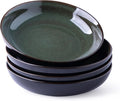 LERATIO 9.0" Ceramic Pasta Bowls Set of 4, 38oz Large Stoneware Bowls Set | by LeRatio