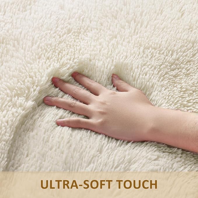 Ophanie Runner Rug for Hallway, 2x7 Washable Non-Slip Fluffy Soft Bedside Rugs - Image 2
