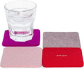 Graf Lantz - Bierfilzl Merino Wool Square Coasters Set of 4 - Love - Absorbs by GrafLantz