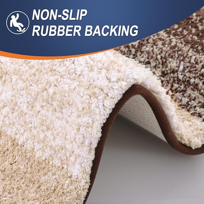 OLANLY Large Bathroom Rugs Mat 47x32, Extra Soft Absorbent Microfiber Bath Rugs - Image 4