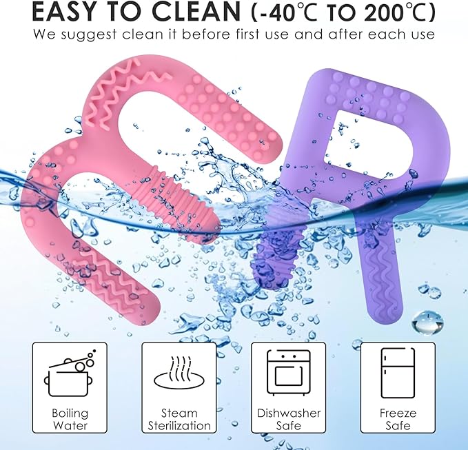 ERKOON Sensory Chew Toys for Autistic Children, 4 Pack Silicone Chewy Tube Oral Motor Tools for Sensory Kids with Autism, Biting, ADHD, SPD, Chewies with Special Needs, Teething Sticks Toys