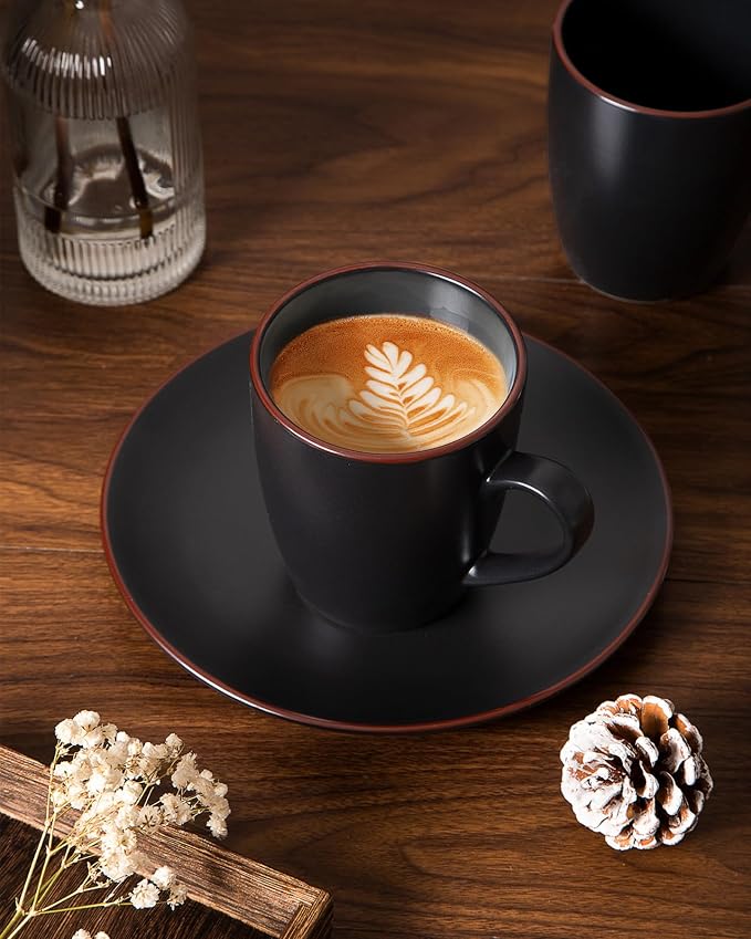 famiware Venus Coffee Mugs Set of 6, 13 oz Ceramic Stoneware Mug Cup Set | - Image 6